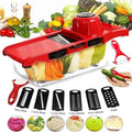 Slicer Vegetable Cutter Grater Chopper Six Interchangeable Blades With Hand Protector - Al-Raheem Imports