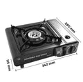 Infrared gas stove household portable gas stove hotel cassette stove outdoor camping - Al-Raheem Imports