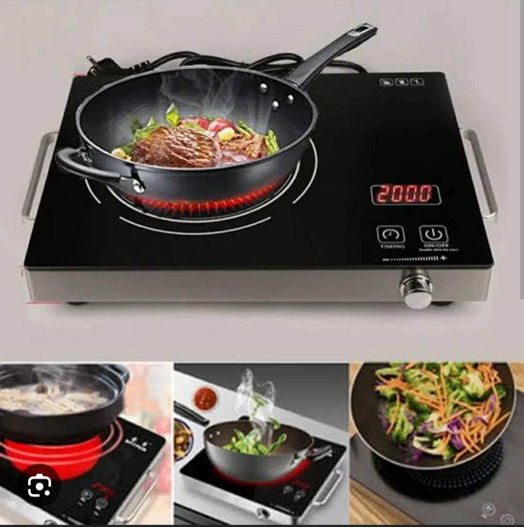 Electric Infrared Hot Plate with Adjustable upto 3500 watts Effortless Cooking With Innovation - Al-Raheem Imports