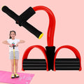 4 Tube Elastic Pull Rope Abdominal Ankle Pedal Home Gym Sport Training Fitness Equipment - Al-Raheem Imports
