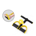 4 Tube Elastic Pull Rope Abdominal Ankle Pedal Home Gym Sport Training Fitness Equipment - Al-Raheem Imports