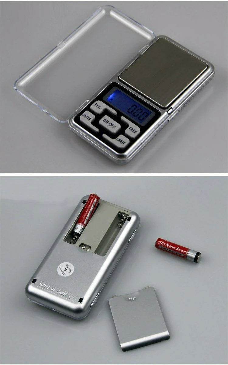 500g X 0.1g Mini Electronic Digital Jewelry & Kitchen Scale Balance Pocket Gram LCD Display - Al-Raheem Imports
