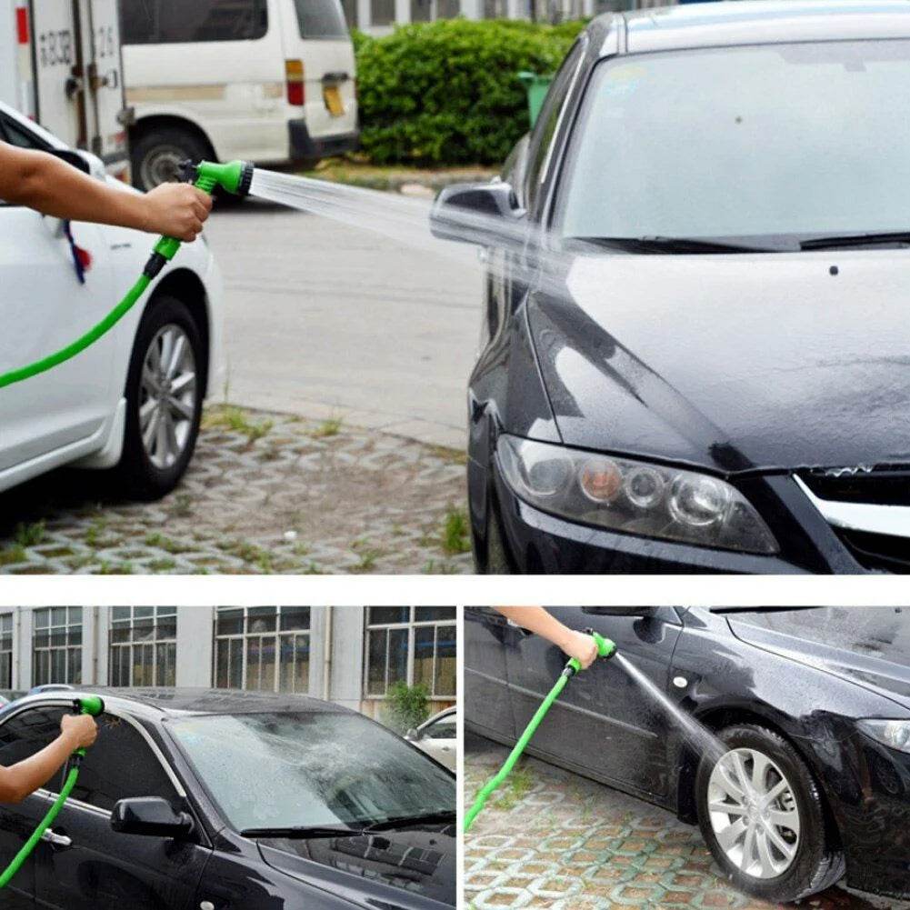 Expandable Garden Hose Pipe Spray Flexible Expanding Stretch Pipe 50FT - Al-Raheem Imports