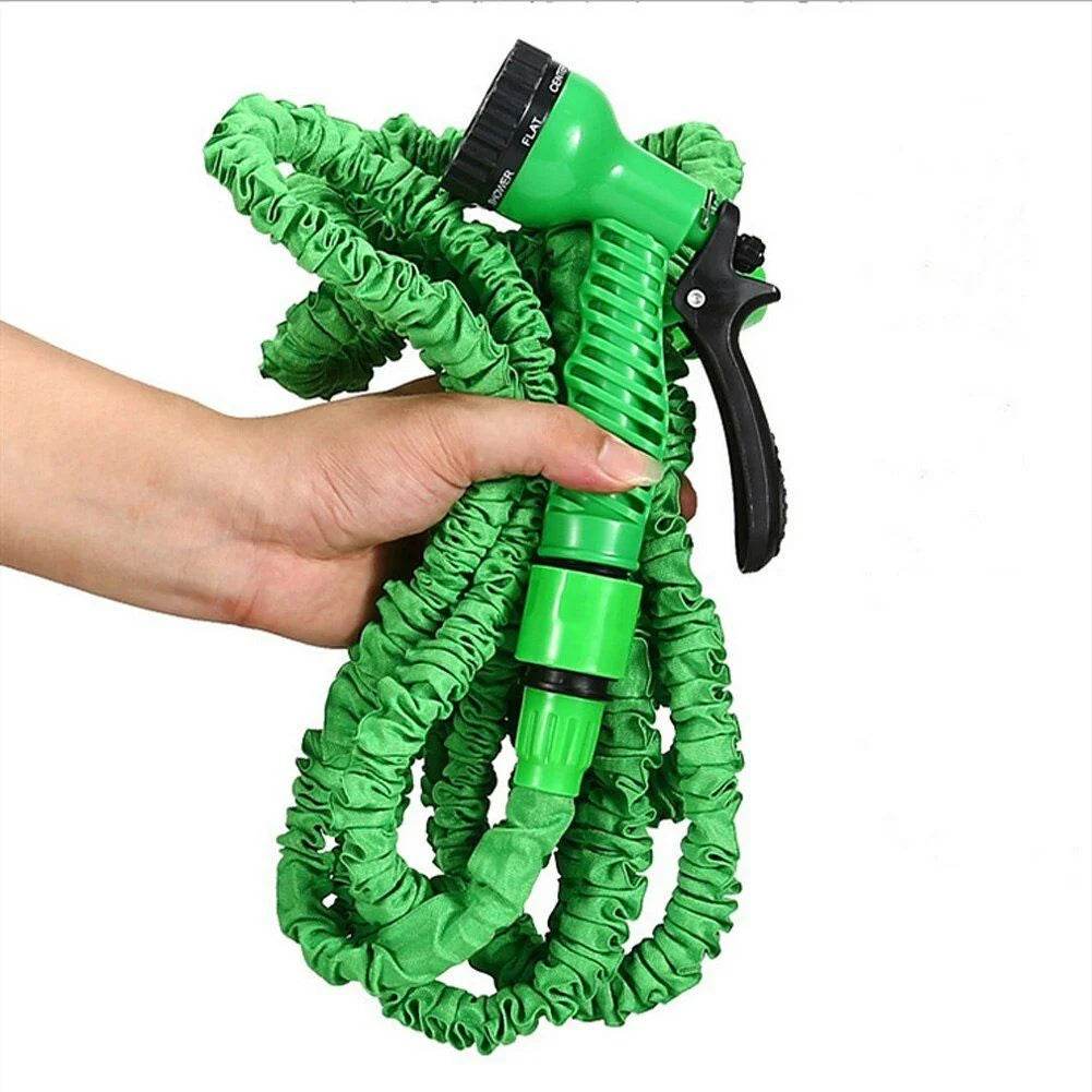 Expandable Garden Hose Pipe Spray Flexible Expanding Stretch Pipe 50FT - Al-Raheem Imports