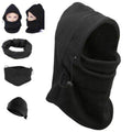 6 In 1 Unisex Winter Fleece Thermal Balaclava Ski Snood Hood Neck Warmer Hat - Al-Raheem Imports