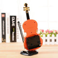 Creative Table Clock Student Violin Home Decor Fiddle Quartz Alarm Clock - Al-Raheem Imports