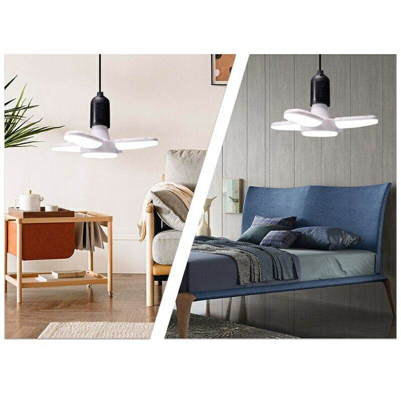E27 Mini 28W Cool White Led Folding Light Bulb 2800lm - Al-Raheem Imports