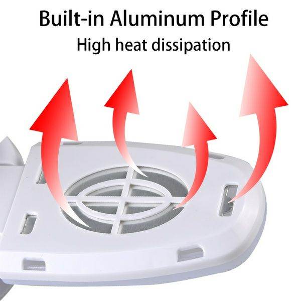 E27 Mini 28W Cool White Led Folding Light Bulb 2800lm - Al-Raheem Imports