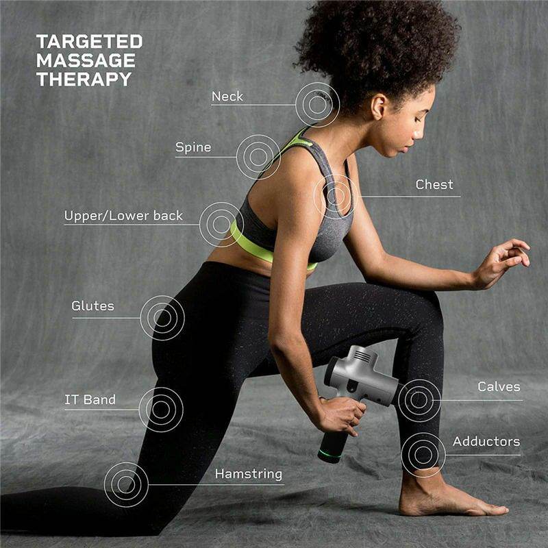 Fitness Muscle Relaxer Soreness Pain Relief With 4 Massage Heads - Al-Raheem Imports