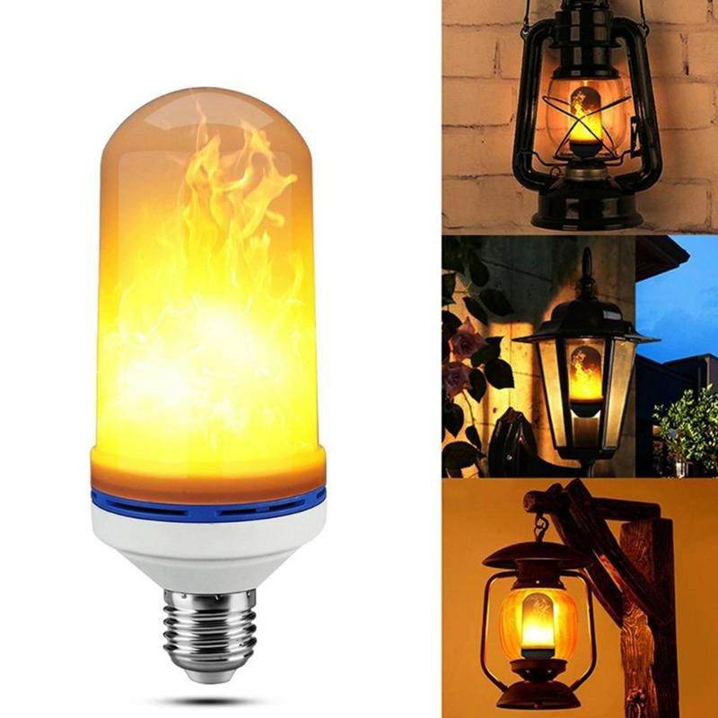 Flame Lamp E27 LED Fire Effect Bulb Home Decoration Night Light - Al-Raheem Imports