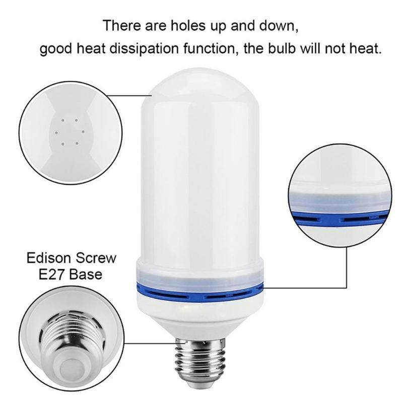 Flame Lamp E27 LED Fire Effect Bulb Home Decoration Night Light - Al-Raheem Imports