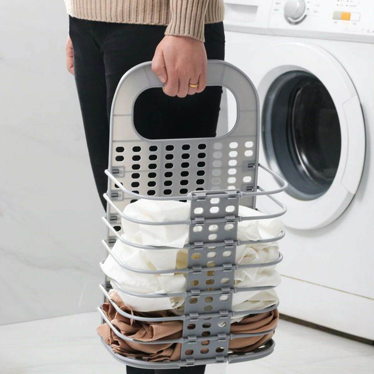 Foldable Dirty Clothes Basket Wall Hanging Laundry Basket - Al-Raheem Imports