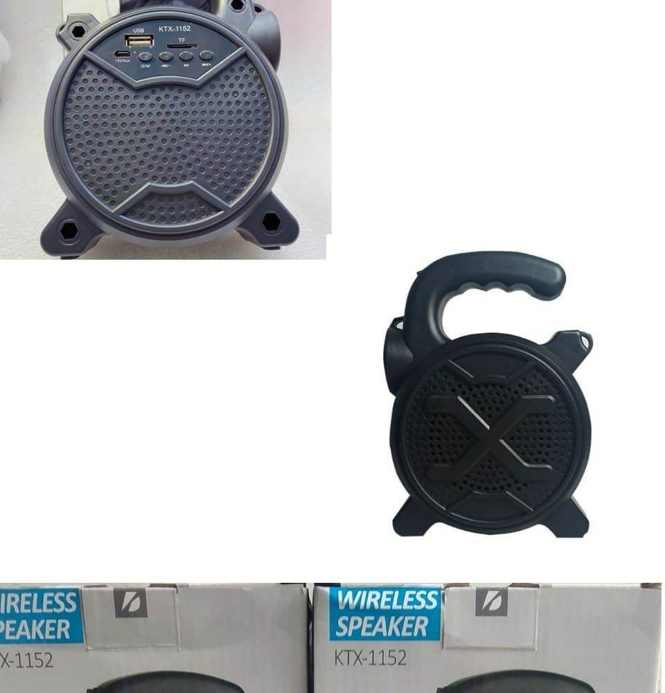 KTX-1152 Wireless Bluetooth Speaker With Torch FM TF USB - Al-Raheem Imports