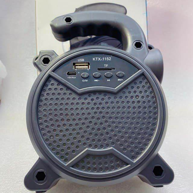 KTX-1152 Wireless Bluetooth Speaker With Torch FM TF USB - Al-Raheem Imports