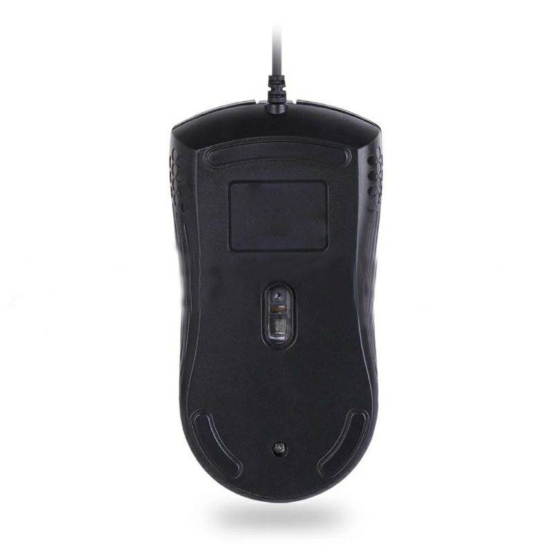 Lightweight Optical S600 Honey Comb Design RGB Gaming Mouse - Al-Raheem Imports