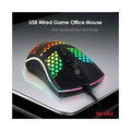 Lightweight Optical S600 Honey Comb Design RGB Gaming Mouse - Al-Raheem Imports