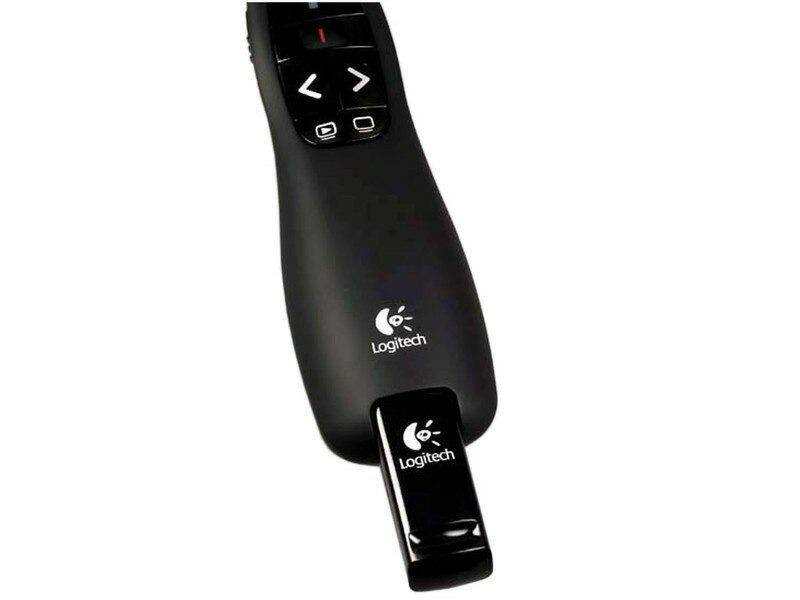 Logitech R400 Laser Pointer Remote Control Page Turning Wireless Presenter - Al-Raheem Imports