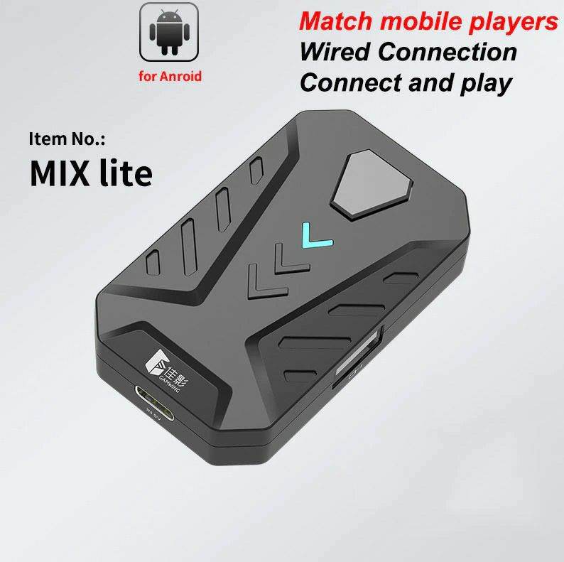 MIX Pro PUBG Controller Gaming Converter Android/IOS Mouse & Keyboard Combo Pack For FPS Mobile Games - Al-Raheem Imports