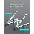 Portable Aluminium Lightweight Laptop Stand With 7 Adjustable Height Levels - Al-Raheem Imports
