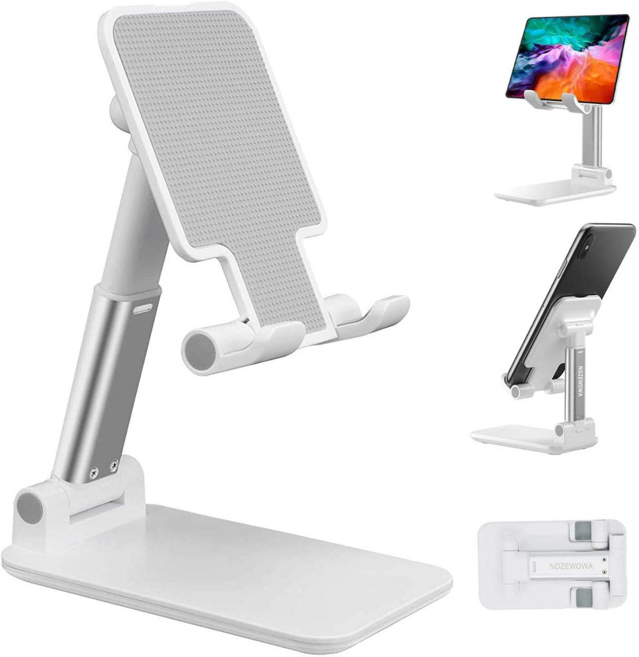 Portable Desktop Folding Lifting Bracket Mobile Phone Stand Desk Mount For Phone - Al-Raheem Imports