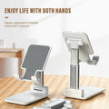 Portable Desktop Folding Lifting Bracket Mobile Phone Stand Desk Mount For Phone - Al-Raheem Imports