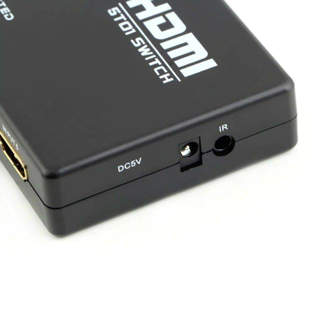 PowerBear HDMI Switch Splliter Sox For HDTV PS3 DVD With IR Remote - Al-Raheem Imports