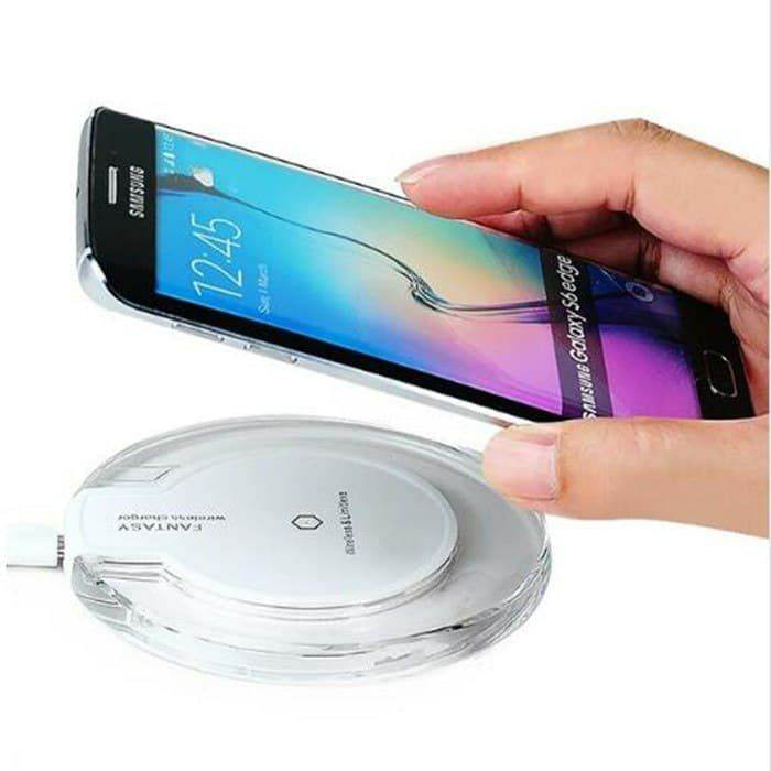 Universal Qi Charging Pad Mobile Phone Adapter Dock Station Wireless Charger - Al-Raheem Imports