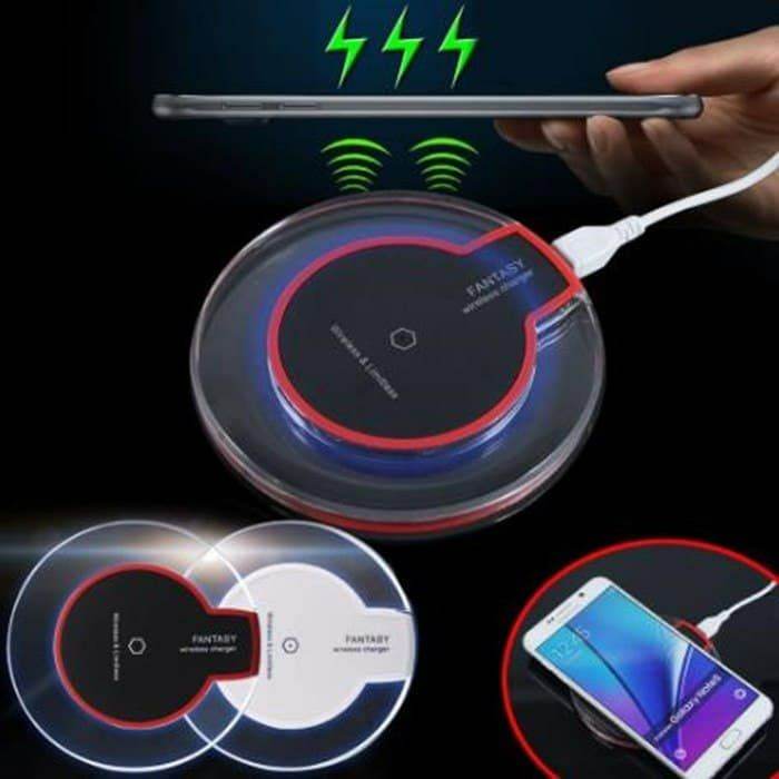 Universal Qi Charging Pad Mobile Phone Adapter Dock Station Wireless Charger - Al-Raheem Imports