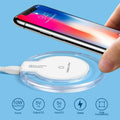 Universal Qi Charging Pad Mobile Phone Adapter Dock Station Wireless Charger - Al-Raheem Imports