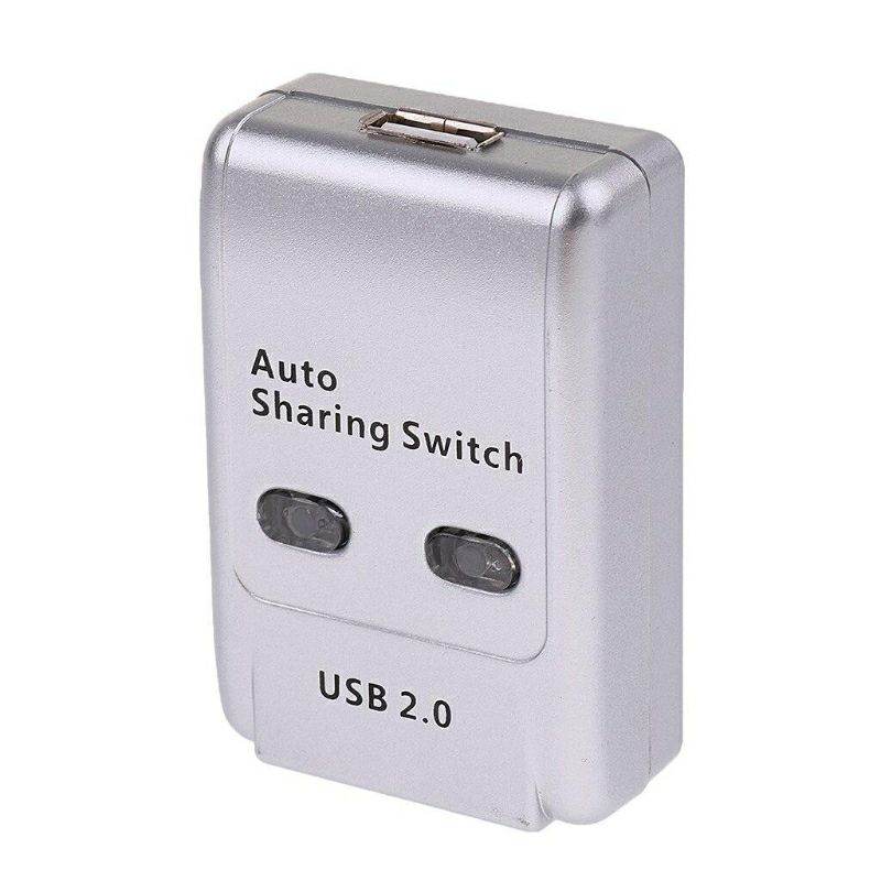 USB 2.0 Mini-Auto Sharing Hub With Two Ports For Computer PC Printer - Al-Raheem Imports