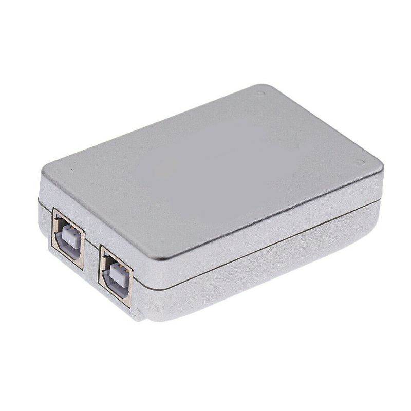 USB 2.0 Mini-Auto Sharing Hub With Two Ports For Computer PC Printer - Al-Raheem Imports