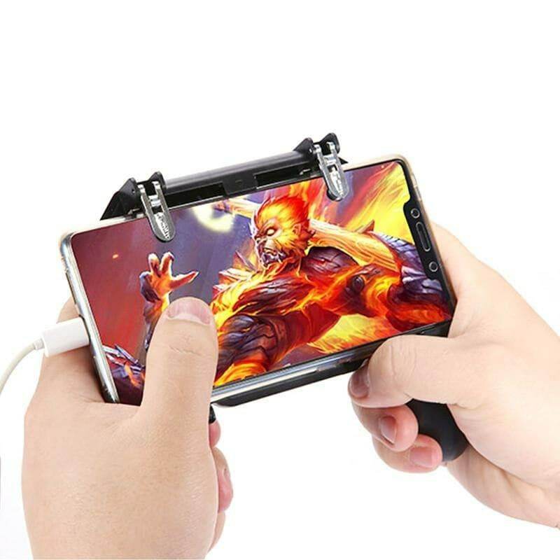 W11+ PUBG Mobile Game Controller Free Fire Joystick Gamepad Metal L1 R1 Button For Phones - Al-Raheem Imports