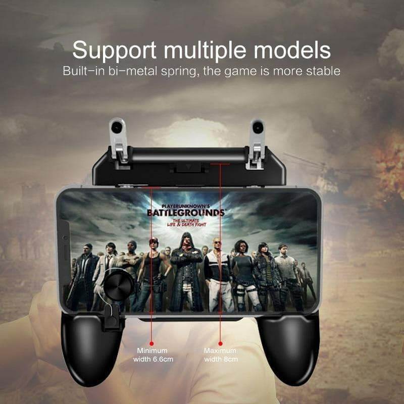 W11+ PUBG Mobile Game Controller Free Fire Joystick Gamepad Metal L1 R1 Button For Phones - Al-Raheem Imports