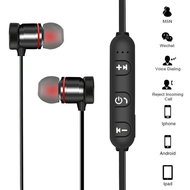 Wireless Bluetooth Headphone With Mic In-Ear Noise Reduction Sweat-Proof - Al-Raheem Imports