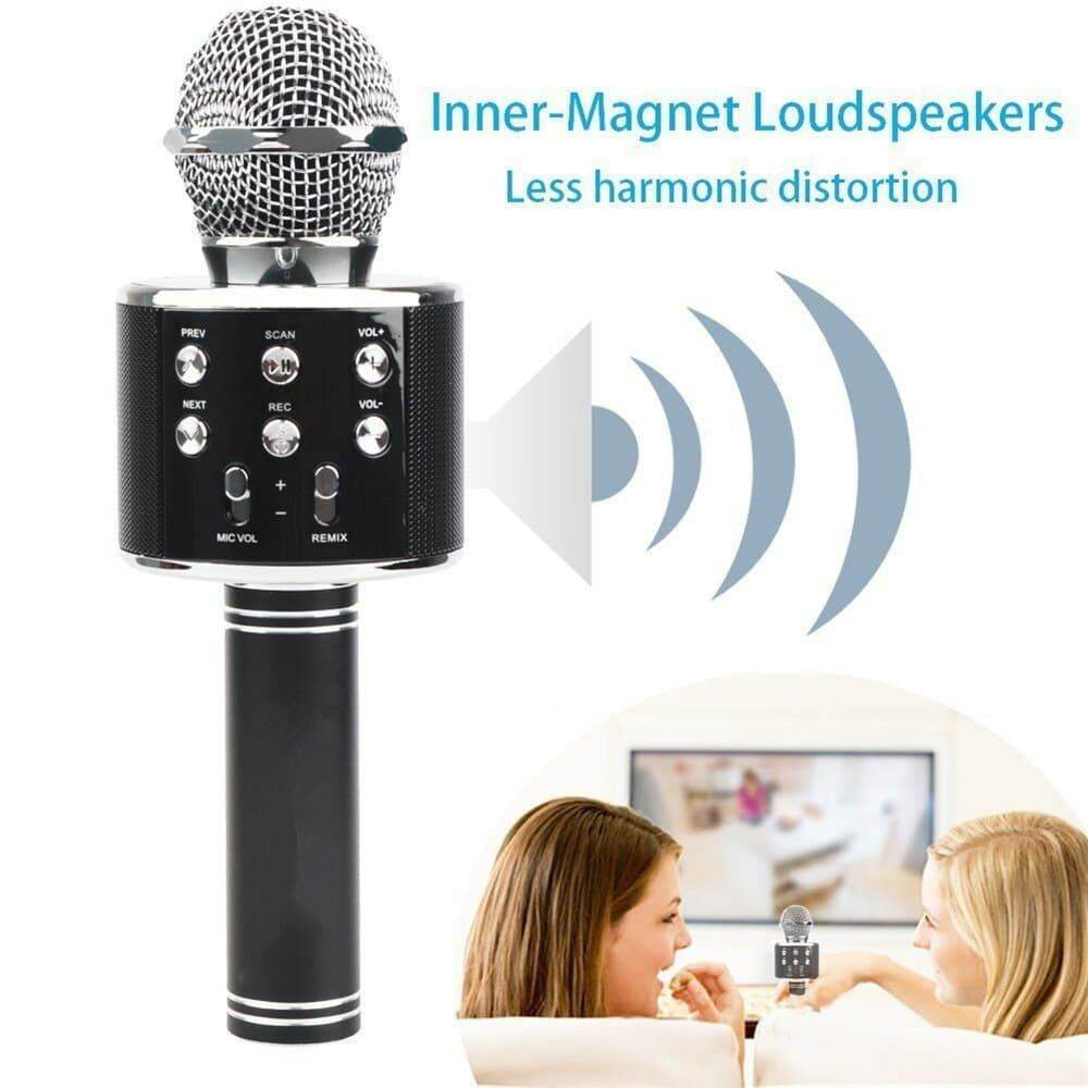WS-858 Bluetooth Wireless Handheld Karaoke Mini Mic - Al-Raheem Imports