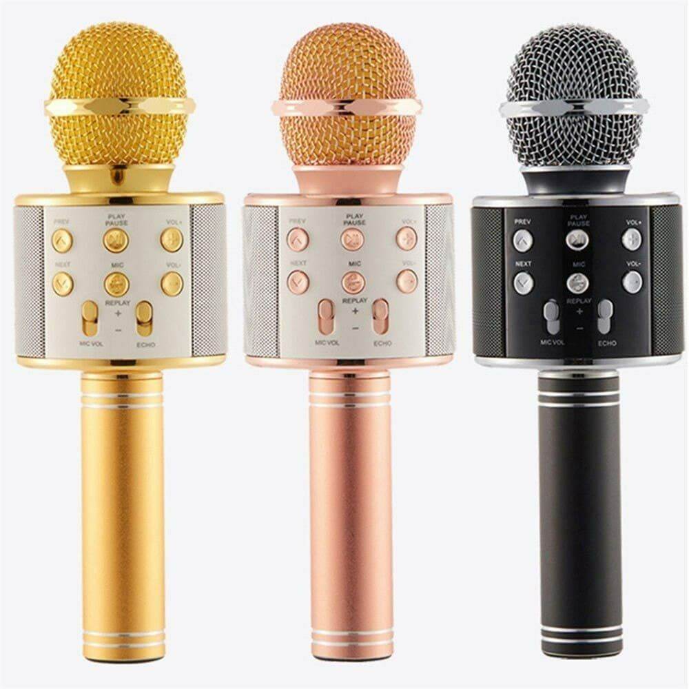 WS-858 Bluetooth Wireless Handheld Karaoke Mini Mic - Al-Raheem Imports