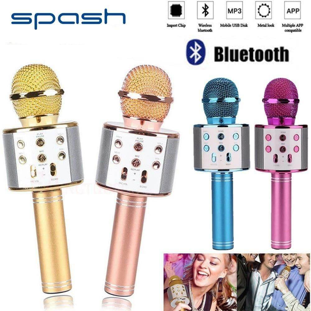 WS-858 Bluetooth Wireless Handheld Karaoke Mini Mic - Al-Raheem Imports