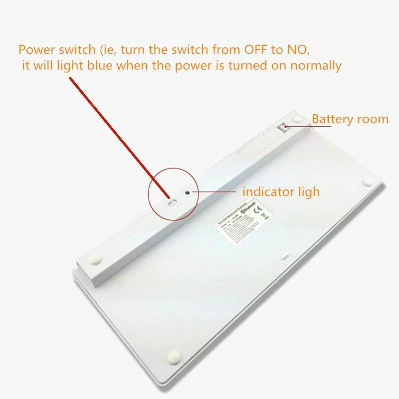 X5 Wireless Bluetooth Keyboard Ultra-Thin Mini Silent Office Keyboard For Tablet Laptop - Al-Raheem Imports