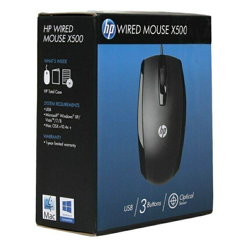 X500 Wired Mouse With Optical Tracking Technology And 3 Programmable Buttons - Al-Raheem Imports