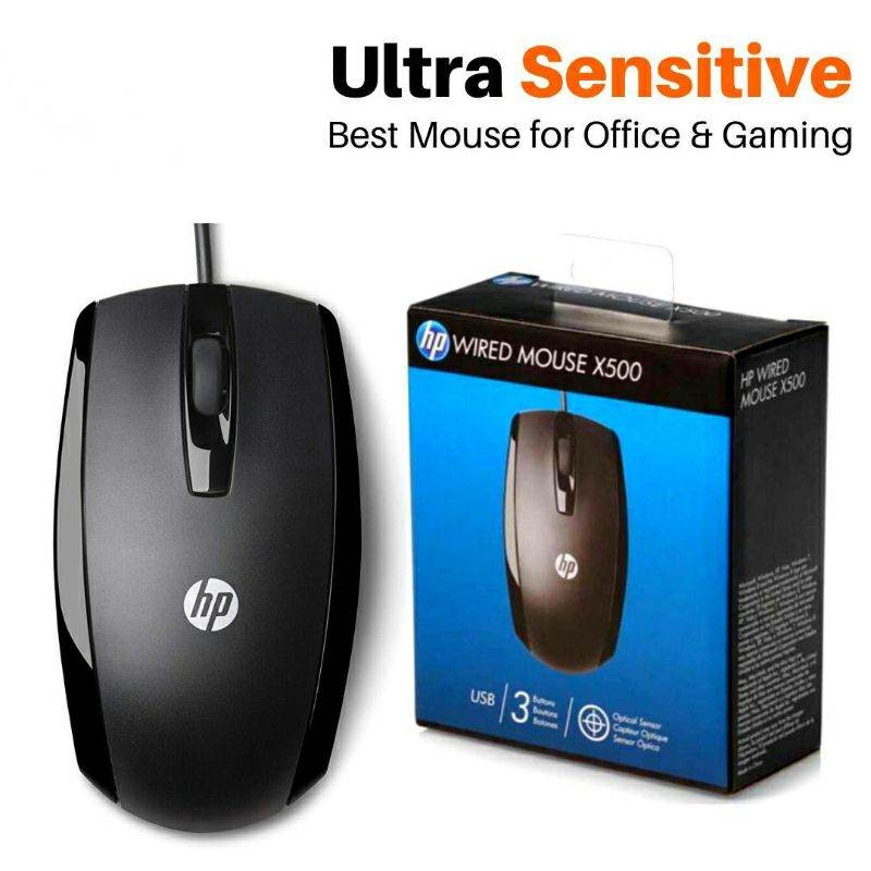 X500 Wired Mouse With Optical Tracking Technology And 3 Programmable Buttons - Al-Raheem Imports