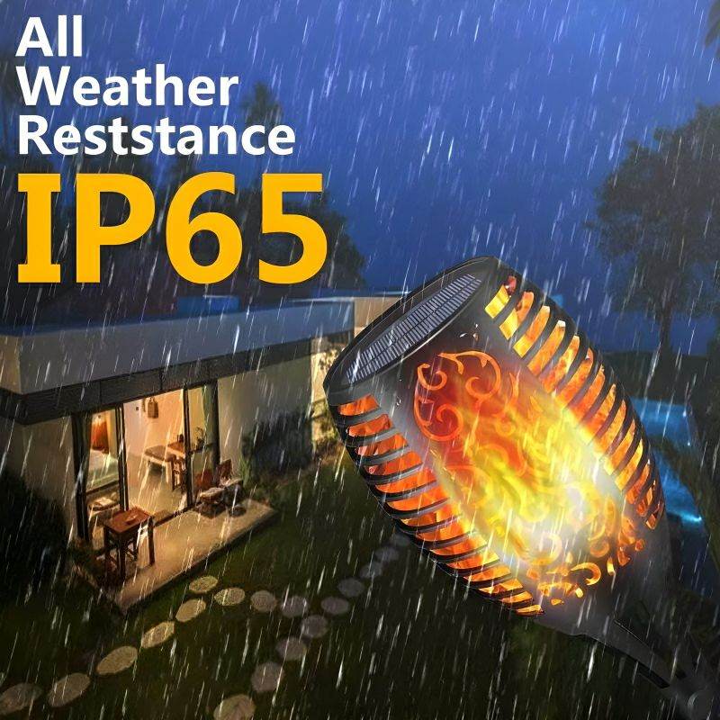 XF-6017 Solar Flame LED Light Lamp Enhance Your Outdoors With Stunning Decoration - Al-Raheem Imports