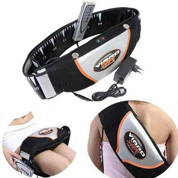 Vibro Heating Vibrating Belt Slimming Massager Belts Fat Burning Waist Belt Weight Loss - Al-Raheem Imports