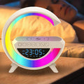 BT-3401 LED Display Wireless Phone Charger Bluetooth Speaker With Seven Color Selections, Alarm Clock, FM Radio - Al-Raheem Imports