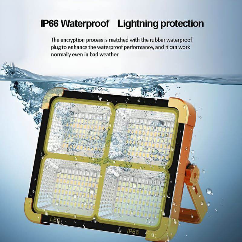 X8 Multifunctional Portable 1000W Solar LED Street Light High-Quality Rechargeable Off-Grid Private Lighting Solution - Al-Raheem Imports