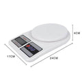 Digital LCD Display Kitchen Electronic Scales For Postal Parcel Food Weight Diet Kitchen Measuring Tool - Al-Raheem Imports