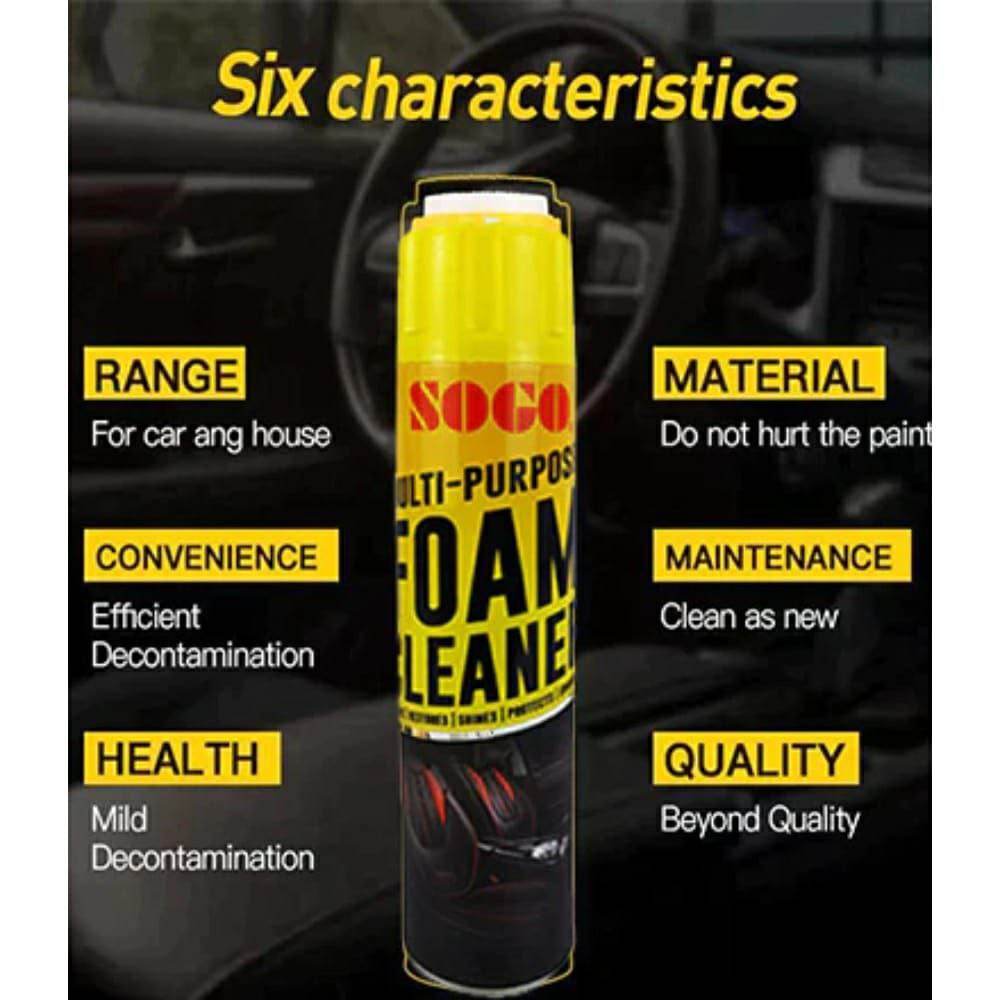 SOGO Mulitfunctional Quick And Easy Foam Cleaner For Home And Auto - Al-Raheem Imports