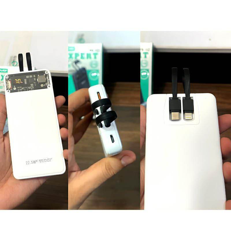 SOVO Expert PD-112 10000mAh Super Fast 22.5W Portable Charger Power Bank - Al-Raheem Imports