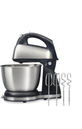 Bear 2 in 1 Classic Stand & Hand Mixer: 5-Speed QuickBurst with Bowl Rest - Versatile Kitchen Essential - Al-Raheem Imports