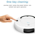 3 In 1 Automatic Intelligent Anti Collision Rechargeable Robotic Vacuum Cleaner With Strong Suction - Al-Raheem Imports