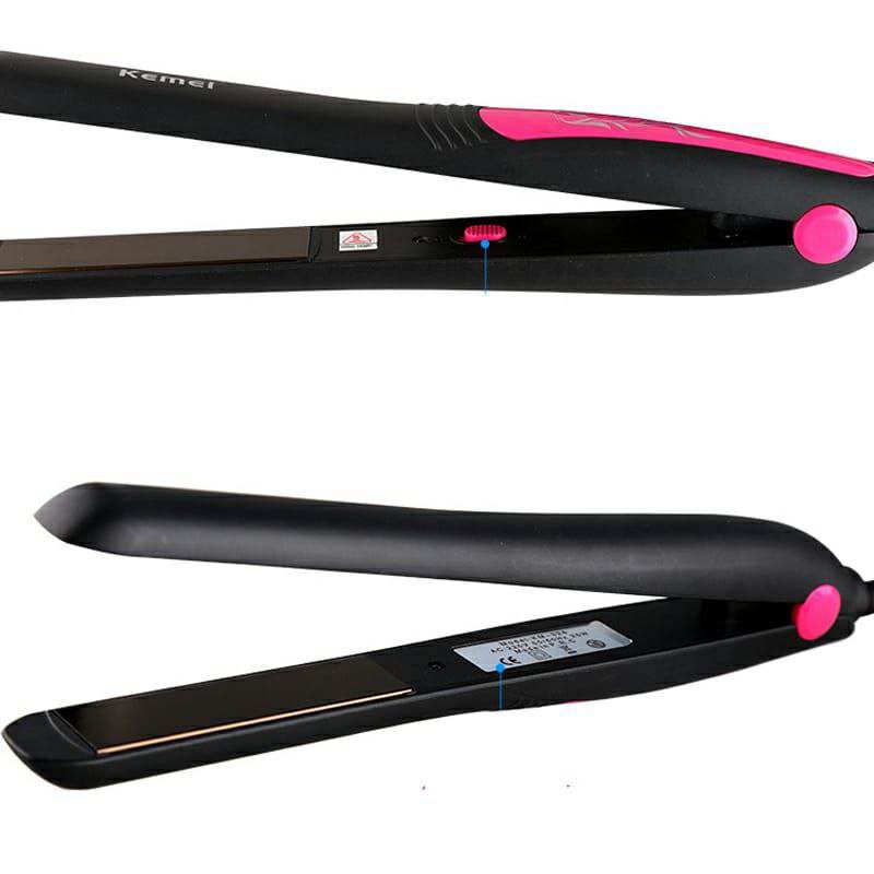 KM-328 Kemei Flat Iron Professional Hair Straightener - Al-Raheem Imports